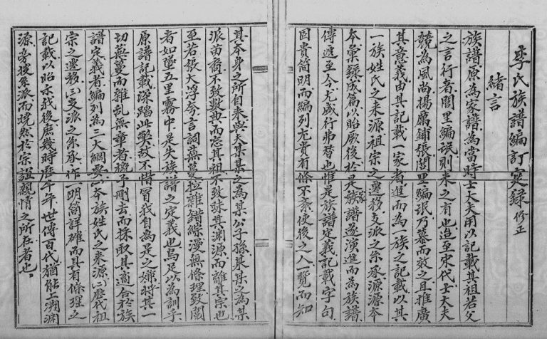 清代李氏族谱 广东深圳 香港李姓电子版家谱下载