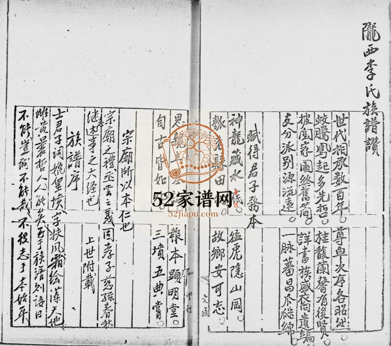 1921年修李氏李如奎祖族谱 广东长乐李姓电子版家谱下载
