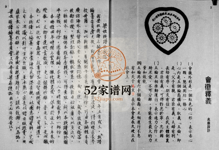 1980年修侨港开平梁姓族谱 广东 香港电子版家谱下载