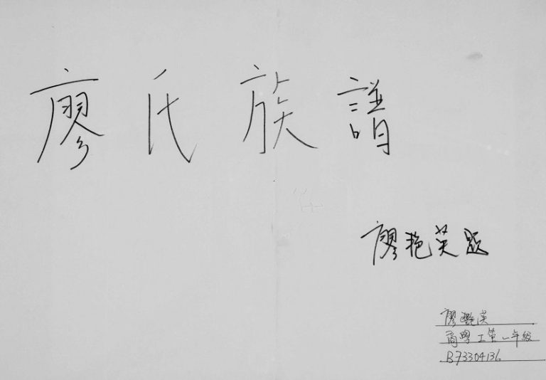 1985年修廖氏族谱 广东龙门 香港廖姓电子版家谱下载