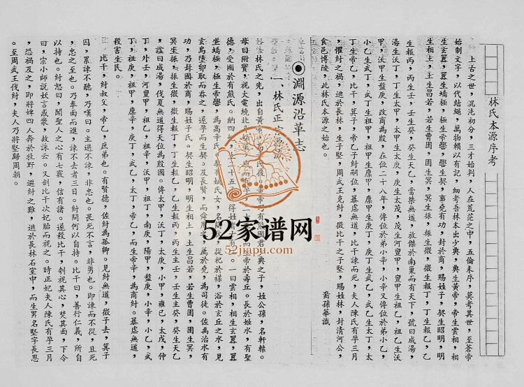 1985年修[林氏]族谱 广东合浦 台湾桃园 泰国林姓电子版家谱下载