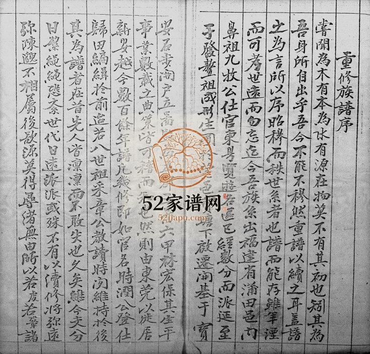 1875年修[林氏]屏山乡石埔村族谱 广东深圳 香港林姓电子版家谱下载