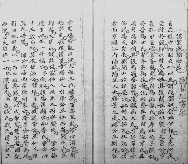 1924年修刘氏族谱新界粉岭区 广东 香港刘姓电子版家谱下载