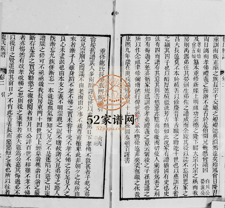 1920年修龙氏族谱[9卷]广东南海 顺德龙姓电子版家谱下载