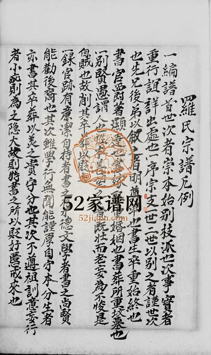 1933年修罗家族谱 台湾苗栗罗姓电子版家谱下载