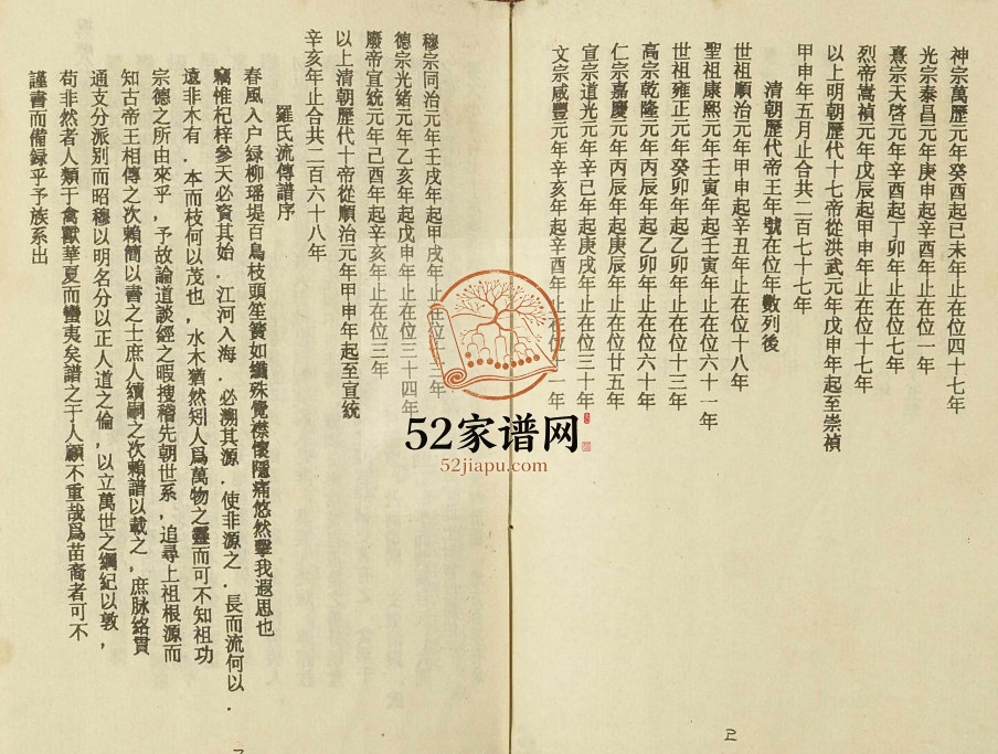 1993年罗氏族谱 广东惠东罗姓电子版家谱下载
