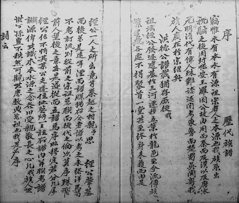 1943年修罗氏族谱元朗锦田罗屋村 广东深圳 香港罗姓电子版家谱下载