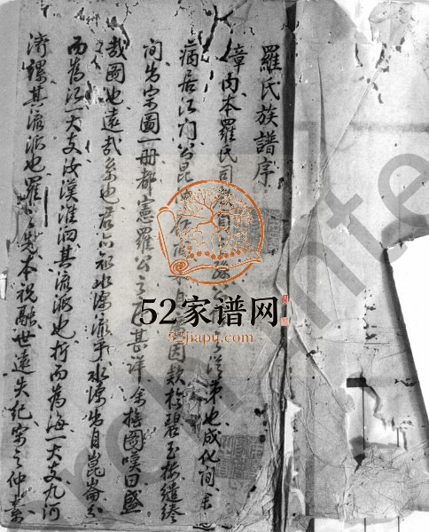1854年修番禺傍江罗氏族谱 广东罗姓电子版家谱下载