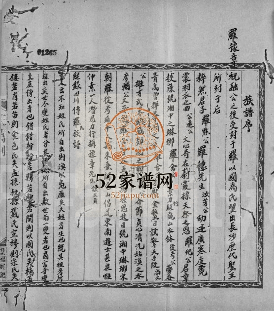 1947年修罗氏族谱 广东兴宁罗姓电子版家谱下载