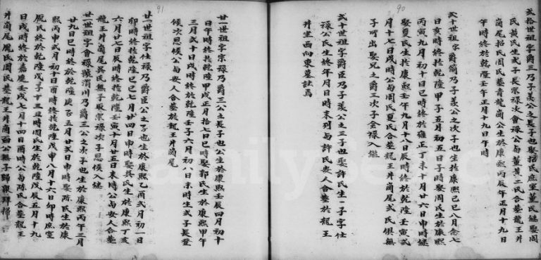 1896年修吕氏家谱 广东南海吕姓电子版族谱下载