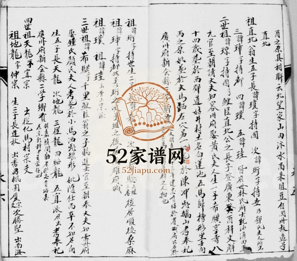 嘉庆年间宁阳马氏族谱 广东马姓电子版家谱下载