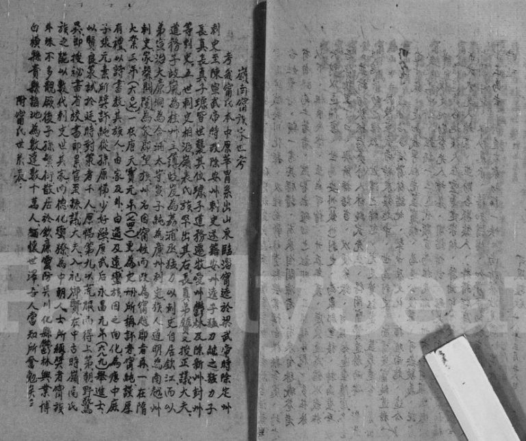 1949年修岭南宁氏家乘初稿 广西钦州宁姓电子版族谱下载