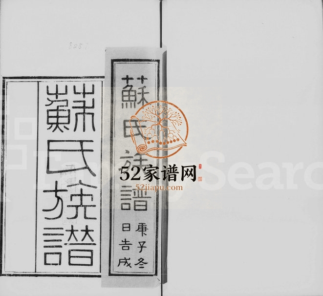 1899年修苏氏族谱[10卷]广东苏姓电子版家谱下载