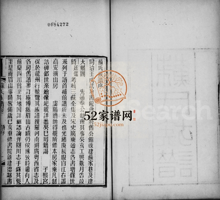 1899年修苏氏族谱[10卷]广东苏姓电子版家谱下载