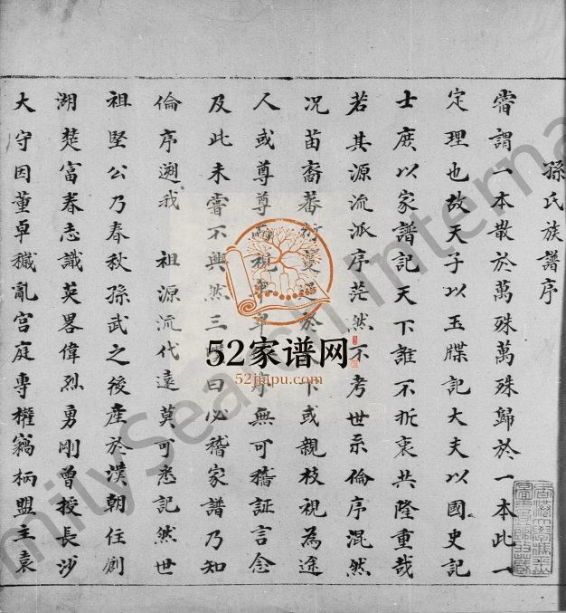 1876年修上袁田孙氏族谱 广东孙姓电子版家谱下载
