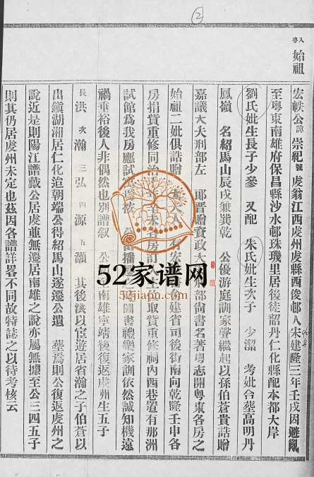 1932年修谭敦本堂族谱[3卷]广东中山 东莞谭氏电子版家谱下载