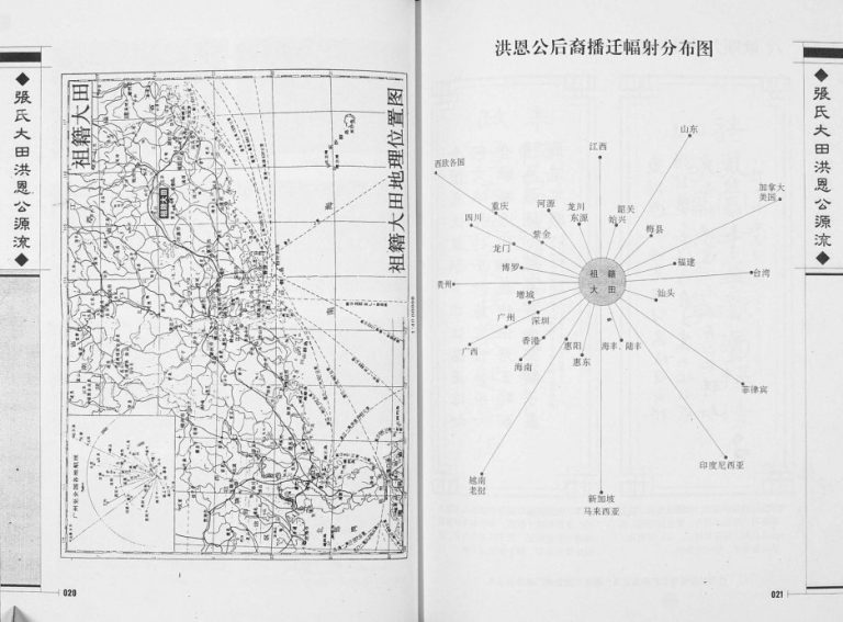 2005年修张氏大田洪恩公源流 广东长乐 贵州纳雍张姓电子版族谱下载
