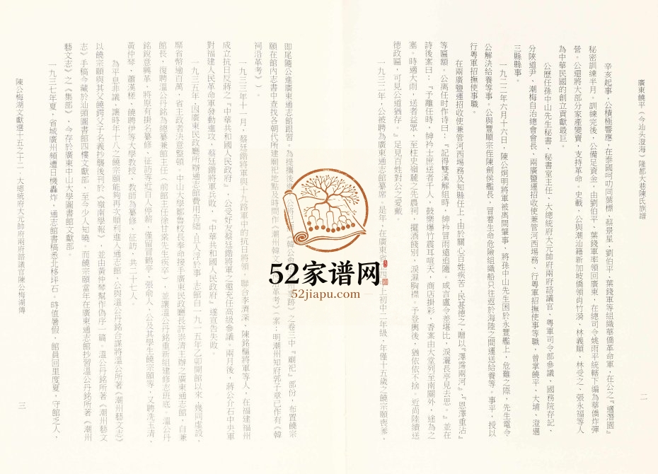 2013年修隆都大巷陈氏族谱 广东饶平陈姓电子版家谱下载