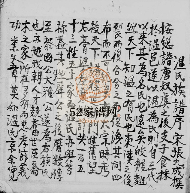 1971年修温氏族谱世代渊源祖脉 广东梅县 台湾苗栗 桃园温姓电子版家谱下载