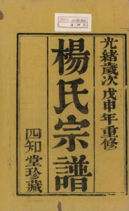 1908年十一修云阳杨氏宗谱[十卷]江苏丹阳四知堂杨姓电子版族谱下载