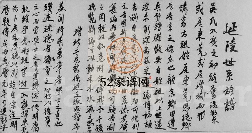 1971年修延陵世系族谱吴氏族谱 广东东莞 深圳 香港吴姓电子版家谱下载
