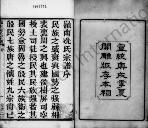 1910年修岭南冼氏宗谱[9卷及卷首末]广东南海冼姓电子版族谱下载