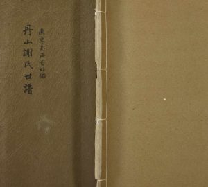 1894年三修丹山谢氏世谱 广东南海谢姓电子版族谱下载