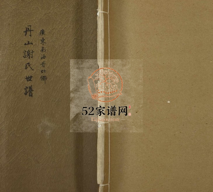 1894年三修丹山谢氏世谱 广东南海谢姓电子版族谱下载