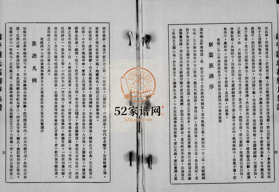 1960年修镇平谢氏万兴户族谱 广东蕉岭 台湾苗栗谢姓电子版家谱下载