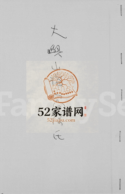 徐氏族谱 大屿山梅窝 广东东莞 香港徐姓电子版家谱下载
