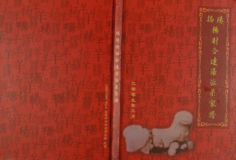 2009年修揭阳杨财合达濠派系家谱 广东电子版族谱下载
