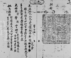荃湾油金头村杨氏族部 广东深圳 香港杨姓电子版族谱下载