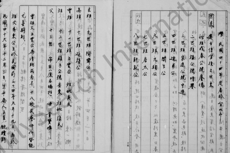 1983年修[杨氏]祖谱 广东信宜 台湾台北杨姓电子版族谱下载