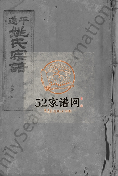 1917年吴兴姚氏三修宗谱[以册代卷总册数不详]广东平远姚姓电子版族谱下载