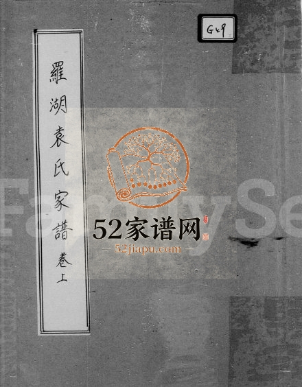 1919年修罗湖袁氏家谱 广东深圳 香港袁姓电子版族谱下载