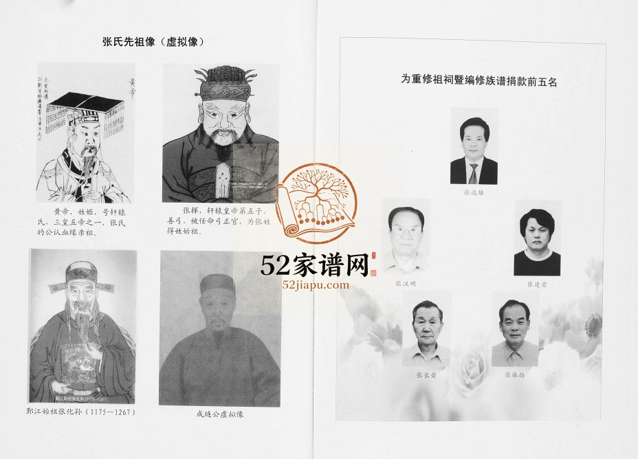2012年修坂田张氏族谱 广东深圳张姓电子版家谱下载