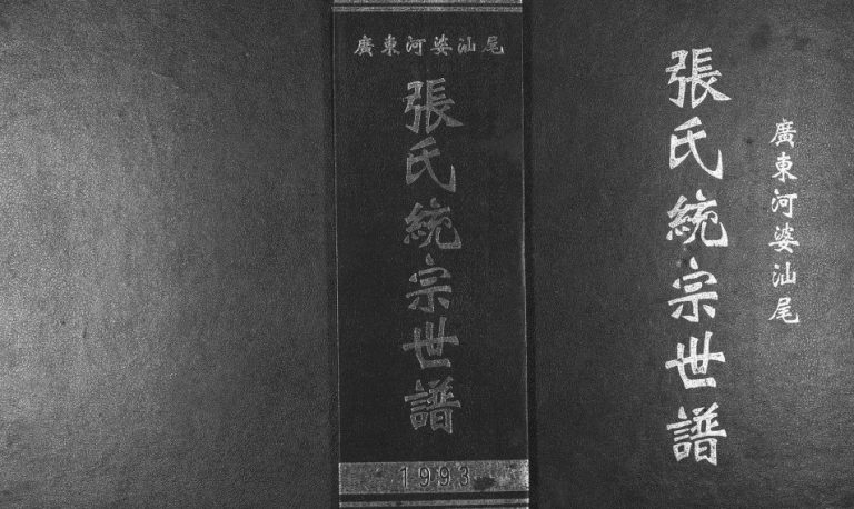 1993年修广东省河婆汕尾张氏统宗世谱张姓电子版族谱下载