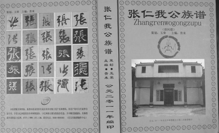2011年修[张氏]张仁我公族谱 广东信宜张姓电子版家谱下载