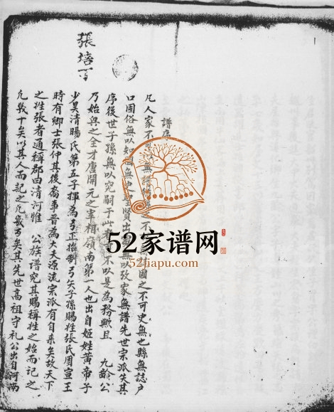 1929年修张氏家谱 广东 台湾张姓电子版族谱下载