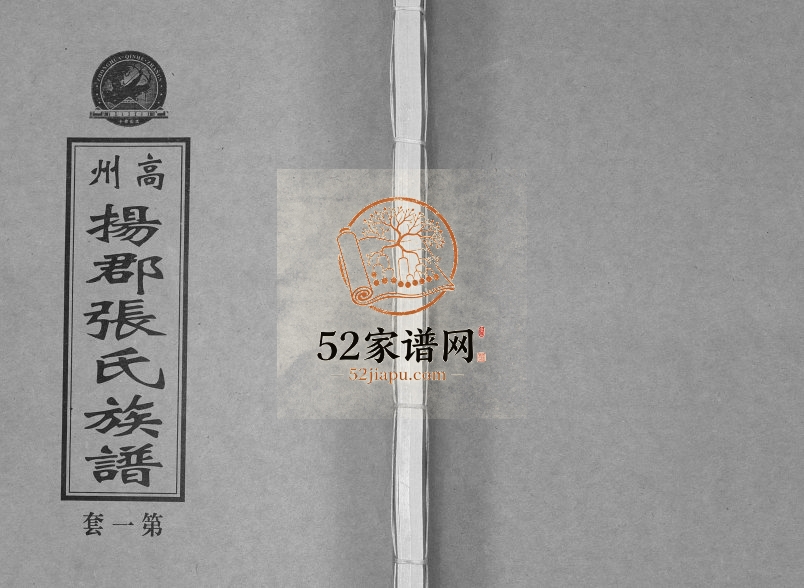 2016年修高州扬郡张氏族谱[10卷]广东张姓电子版家谱下载