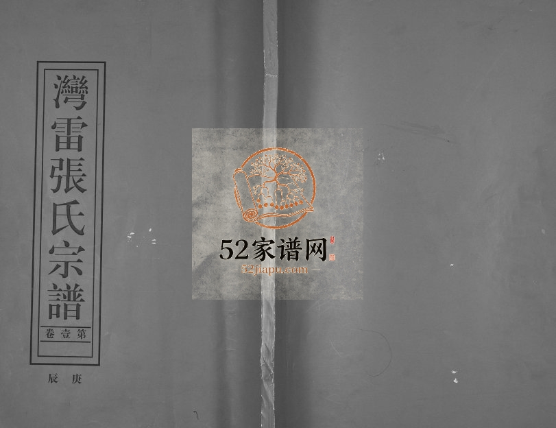 1996年修湾雷张氏宗谱[16卷]广东乐昌张姓电子版族谱下载