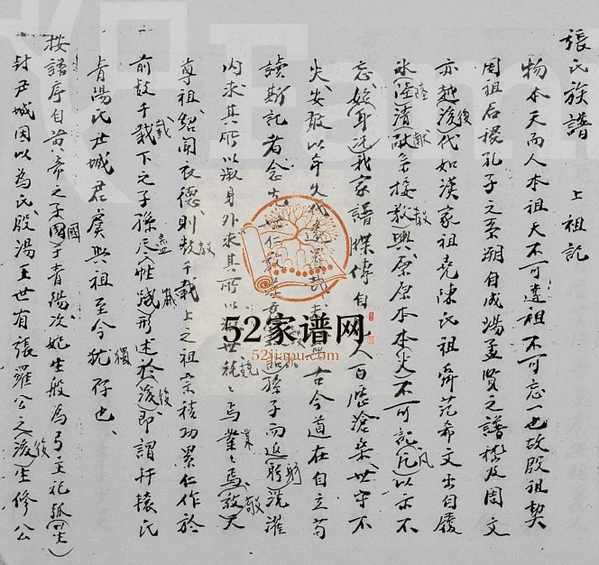1963年修清河堂张氏世系族谱 广东张姓电子版家谱下载