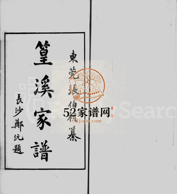 1911年修张氏篁溪家谱[1卷附录2卷]广东东莞张姓电子版族谱下载