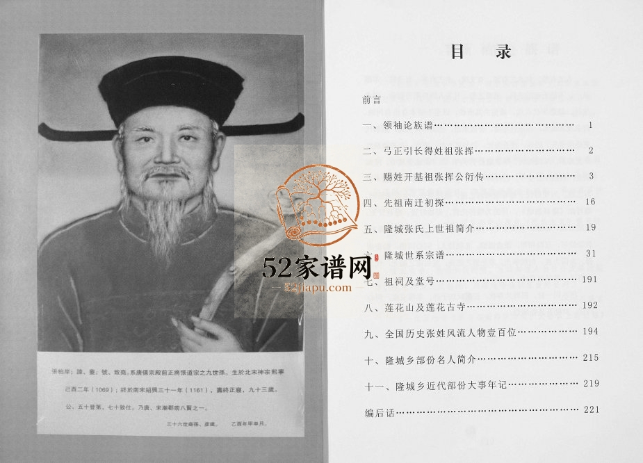2010年修隆城乡张氏族谱 广东潮州 汕头张姓电子版家谱下载