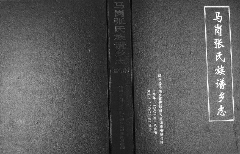2003年修马岗张氏族谱乡志 广东饶平张姓电子版家谱下载
