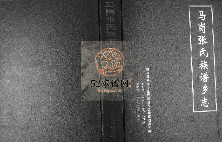 2003年修马岗张氏族谱乡志 广东饶平张姓电子版家谱下载