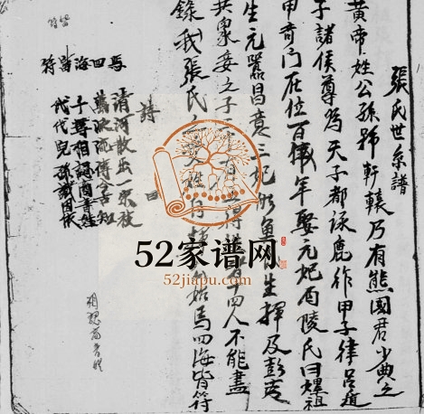 1973年修张家系族谱 广东大浦 台湾张氏电子版家谱下载