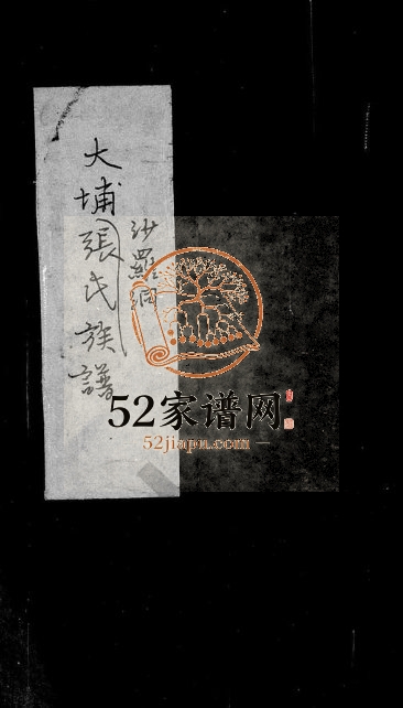 1953年修大埔沙罗洞张氏族谱 广东深圳 香港张姓电子版家谱下载