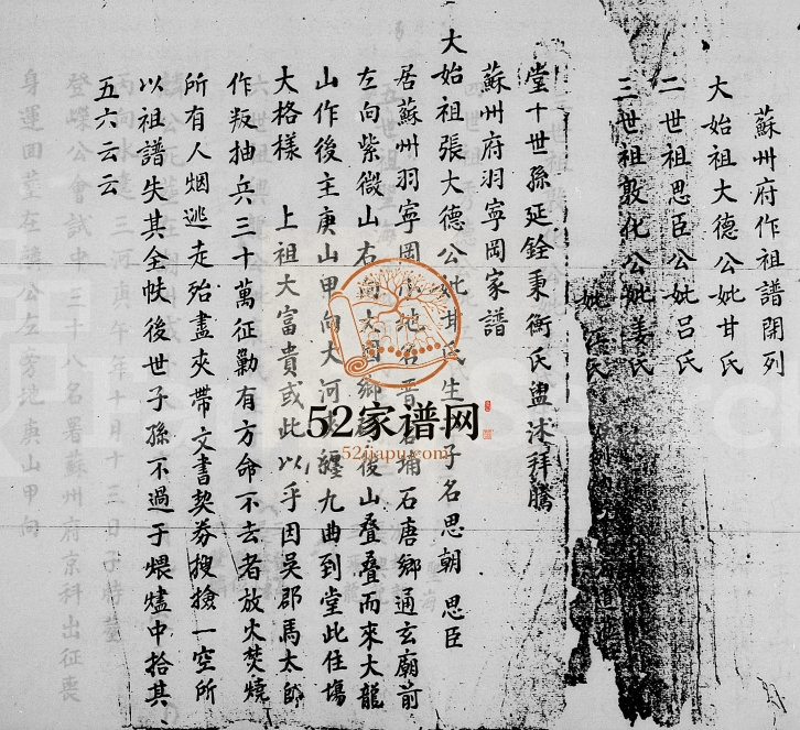 1979年修[张氏]族历记载 台湾屏东 广东揭阳张姓电子版族谱下载