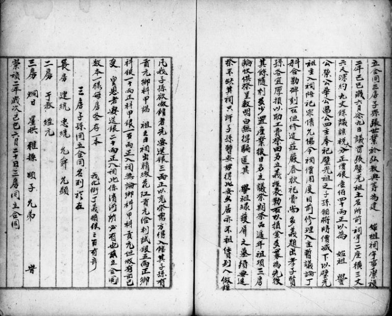 1935年重修张氏瑞云祖房家谱 广东新会张姓电子版族谱下载